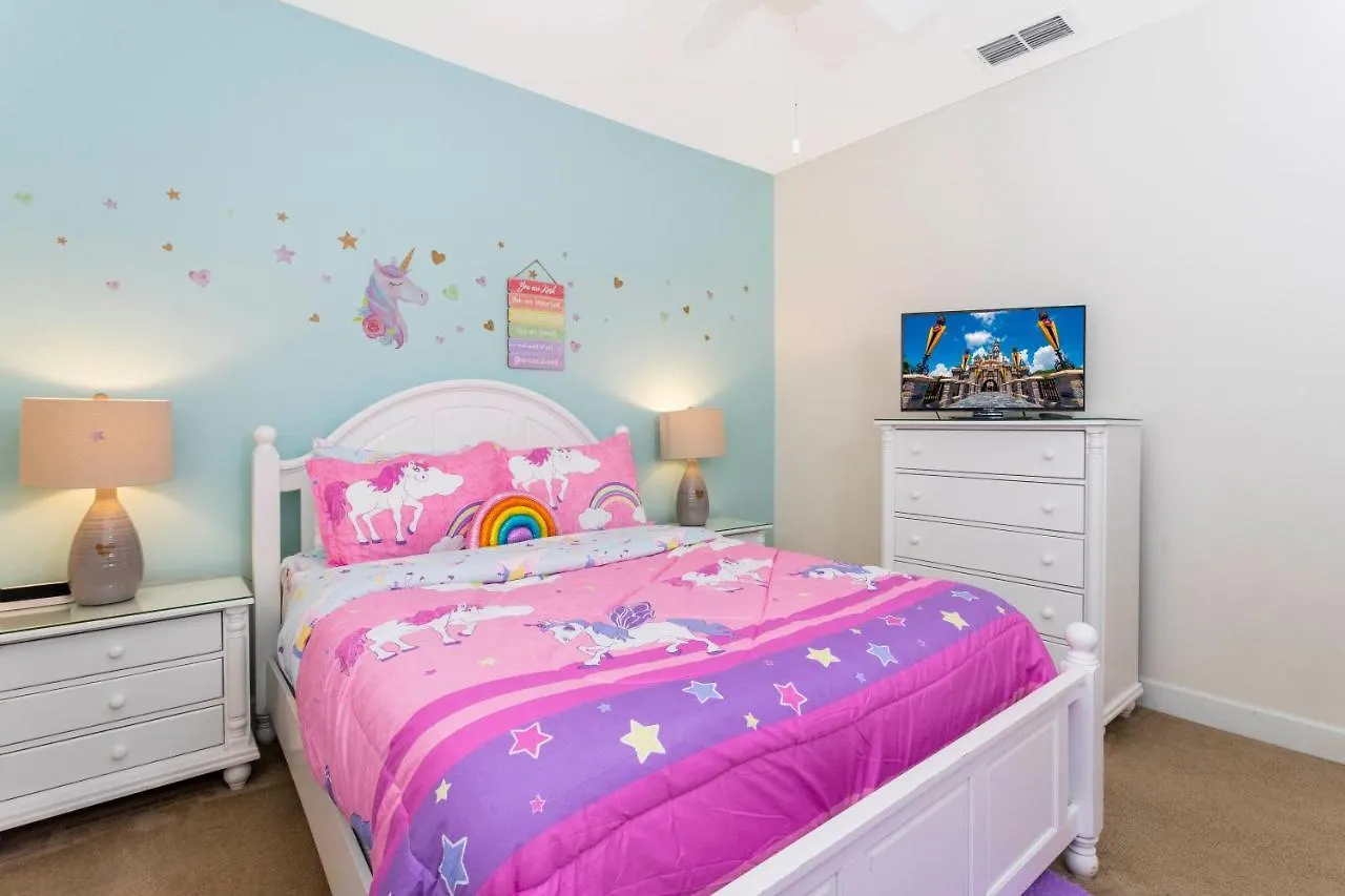 Gorgeous 4Bd Close To Disney W/ Pool @ 4072 Solterra Resort Davenport Holiday home